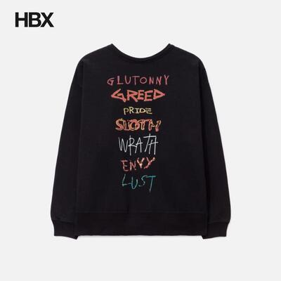 Saint Michael 7 Deadly Crewneck Sweatshirt 无帽卫衣男HBX