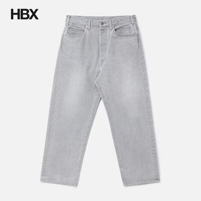 Unlikely Time Travel Jean Wide Gray Denim 牛仔裤男HBX