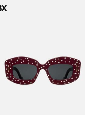 Loewe SMOOTH PAVÉ SCREEN SUNGLASSES 太阳眼镜HBX