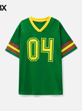 Sky High Farm Workwear Samira Nasr V Neck 短袖衬衫男hbx