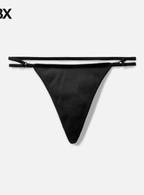 Andreadamo Ribbed Strap Detailed Thong 泳装女HBX