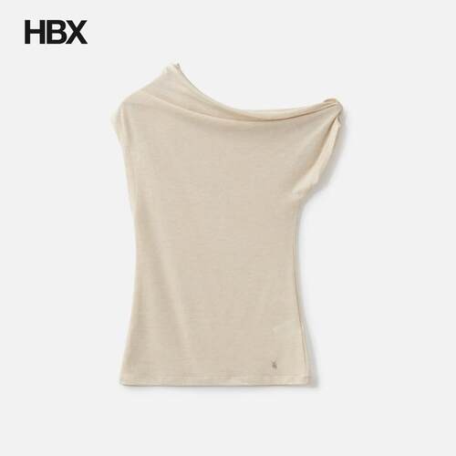 Glowny Tilt Drape Top 短袖T恤女HBX