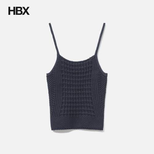anggae Waffle Bustier Top 背心女HBX