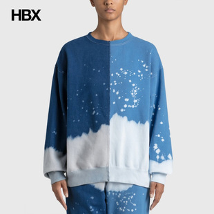 Contrast HBX Sweatshirt运动衫 Detresse 卫衣HBX女