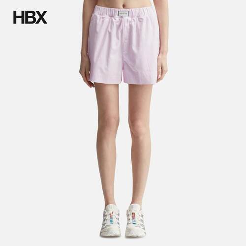 Nylora Paloma Shorts Pink & White Stripe 长裤女HBX