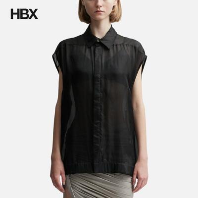 Rick Owens 瑞克·欧文斯 SL JUMBO OUTERSHIRT 短袖衬衫女HBX