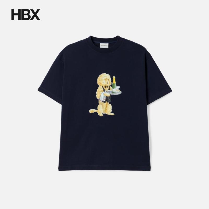 Drole de Monsieur Le T-Shirt Poodle 短袖T恤男HBX