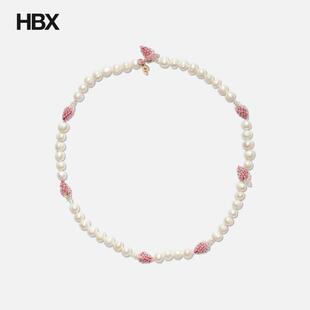 Pura Utz Multi Pearl Pale Strawberry Necklace 项链女HBX