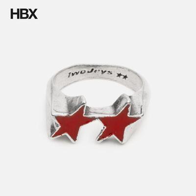 TwoJeys Icon Red Enameled Single Ring 戒指 HBX