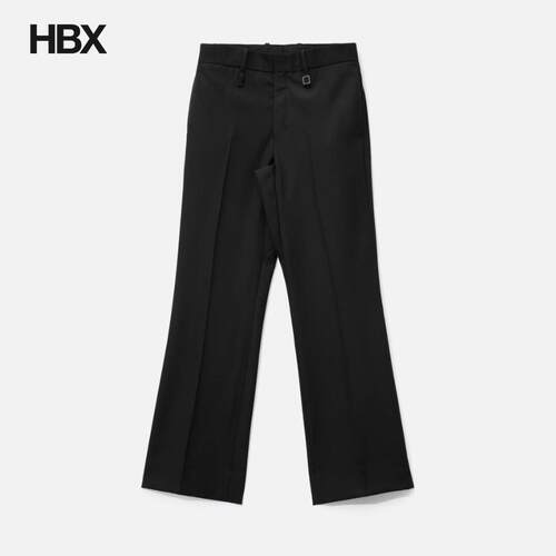 Wooyoungmi Black Semi-Wide Wool Pants 长裤休闲裤子男款HBX