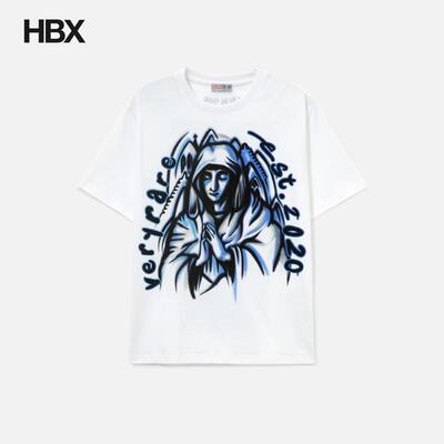 VERYRARE Graffiti tee Holy/Mary 短袖T恤男HBX