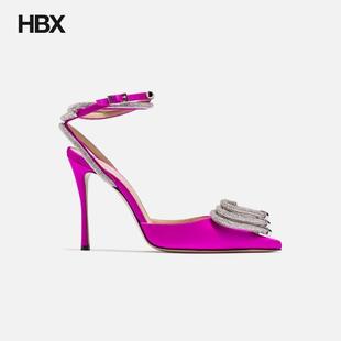 高跟鞋 Heart Satin 女HBX 凉鞋 Mach Triple