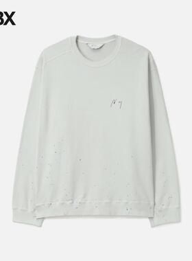 ANCELLM Embroidery Sweat Shirt 无帽卫衣男HBX