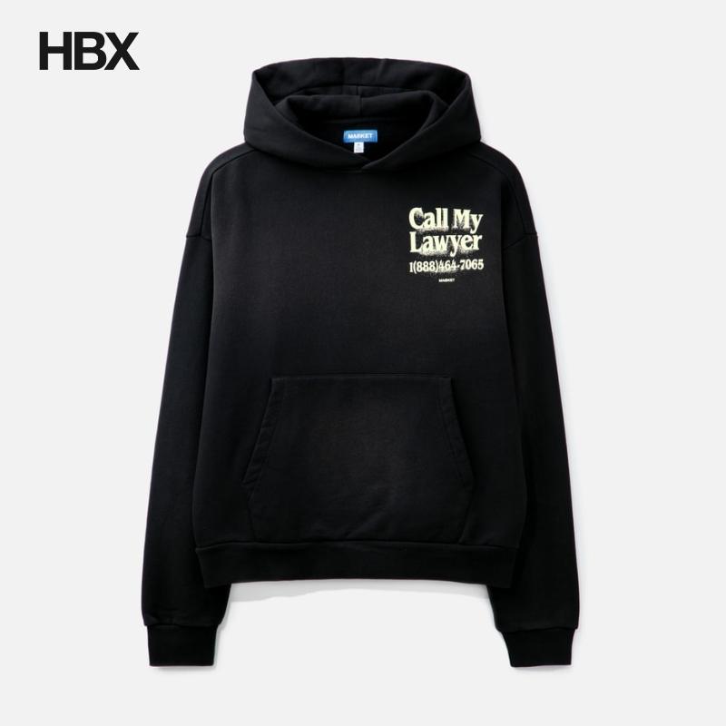 Market Call My Lawyer 3D Hoodie 帽衫卫衣男HBX