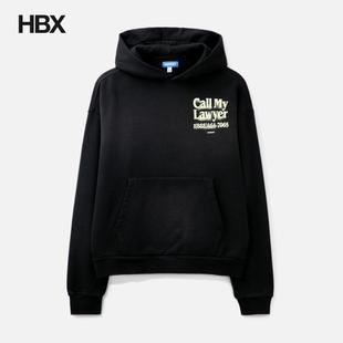 Lawyer Hoodie 卫衣男HBX Market 帽衫 Call