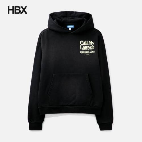 Market Call My Lawyer 3D Hoodie 帽衫卫衣男HBX