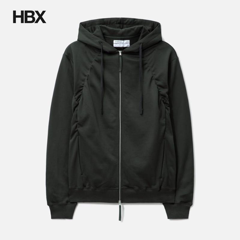 ATTEMPT Pleated Hooded Sweatshirt 帽衫外套卫衣男HBX