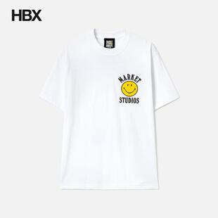 Market x Smiley Upside Down Lockup T-Shirt 短袖T恤男HBX