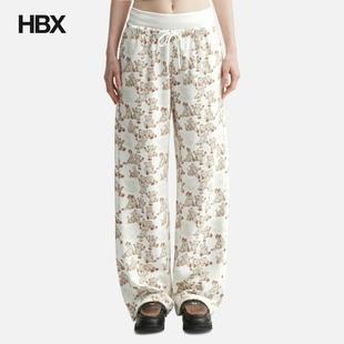 Teddy Tracksuit GLOWNY Contrast 女HBX Pants 长裤