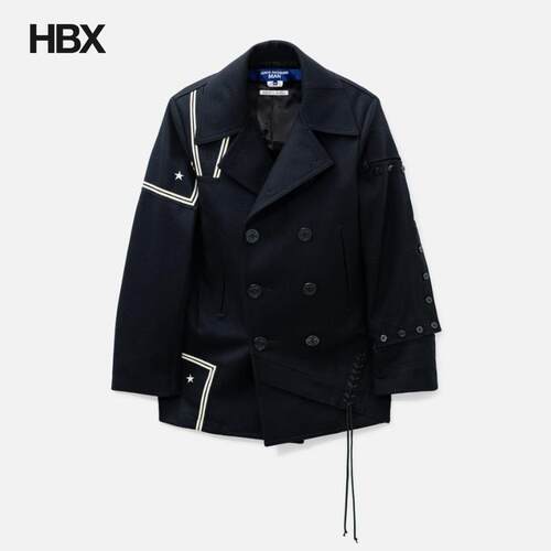 Junya Watanabe Man X Rebuild By Needles Peacoat 大衣男HBX