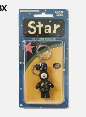 MARGESHERWOOD WOOD_star keyring 匙扣女HBX