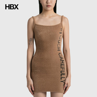Off-White Quote Fuzzy Mini Dress 连衣裙女HBX