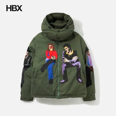 KidSuper Subway Car Patchwork Puffer 羽绒外套男HBX