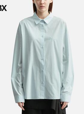 DEINET Logo Wrap Shirts Light Blue 衬衫女HBX