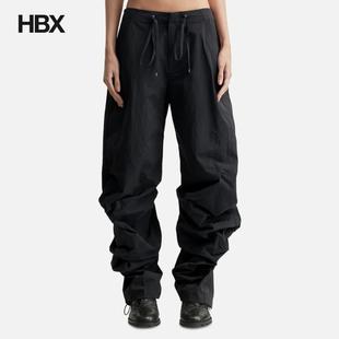 NACHE Pintuck Nylon Pants 休闲裤长裤女HBX