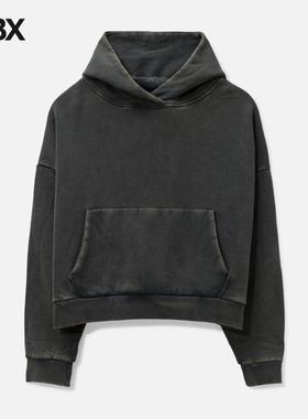 Entire Studios宽松舒适做旧连帽拼接卫衣口袋帽衫男HBX