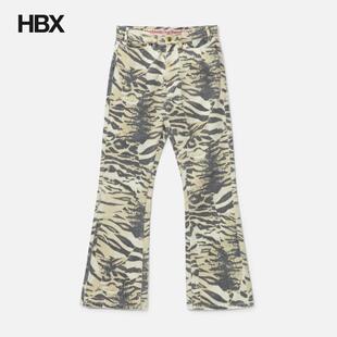 STOCKHOLM SURFBOARD CLUB Printed Bootcut Jeans 长裤男HBX
