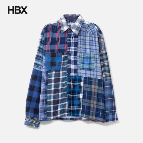 Needles Flannel Shirt - Straight Hem Shirt 衬衫男HBX