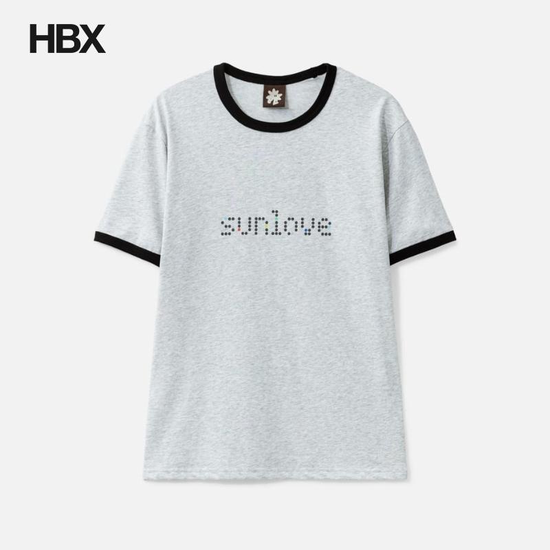 Sunlove Dots Ringer Tee 短袖T恤HBX图片