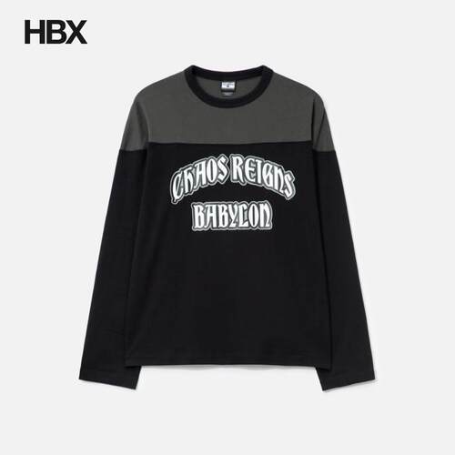Babylon Long Sleeve Football Tee 长袖T恤男HBX