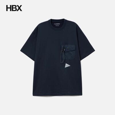 and wander Pocket T-Shirt 短袖T恤男HBX