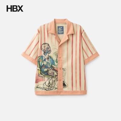 KidSuper Technicolor Dreams Button Up 衬衫男HBX