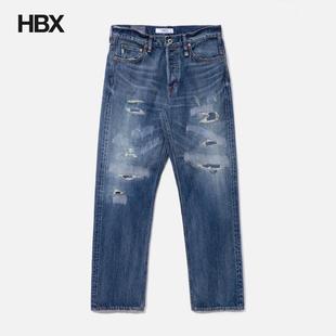 Classic Denim FDMTL Straight 男HBX CS124 牛仔裤