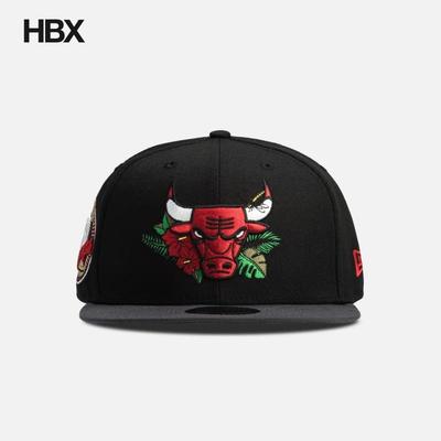 New Era NBA FLORAL 9FIFTY CHIBUL  BLKGRH 帽子棒球帽 HBX