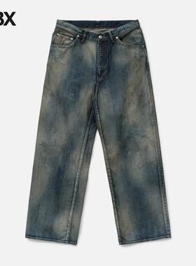 ANCELLM Aging Middle Straight 5P Denim Pants 牛仔裤男HBX