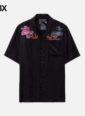 Maharishi DUAL PANTHERS CAMP COLLAR SHIRT 短袖衬衫男HBX