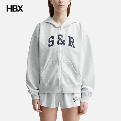 Sporty & Rich S&R Ivy Zip Hoodie 帽衫外套女HBX
