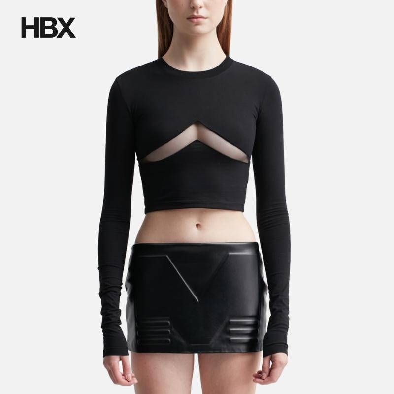 Mowalola Cut Out Long Sleeve Top 上衣女HBX