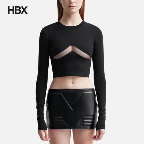 Mowalola Cut Out Long Sleeve Top 上衣女HBX