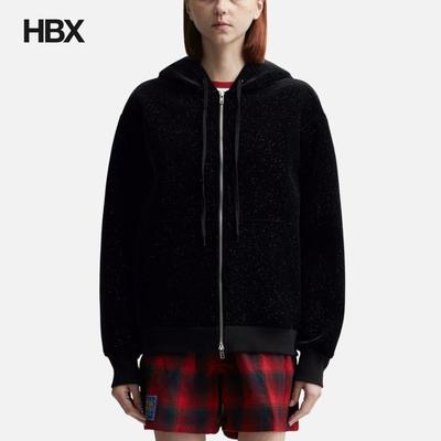 PUSHBUTTON Black Rabbit Ear Zip-up Hoodie 帽衫外套女HBX
