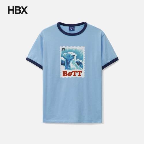 BoTT Bear Stamp Ringer T-Shirt 短袖T恤男HBX