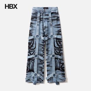 WINGED LOGO BONDAGE Who 牛仔裤 War PANT 男HBX Decides