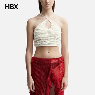 Top ESTER Tank Ruched 上衣女HBX MANAS