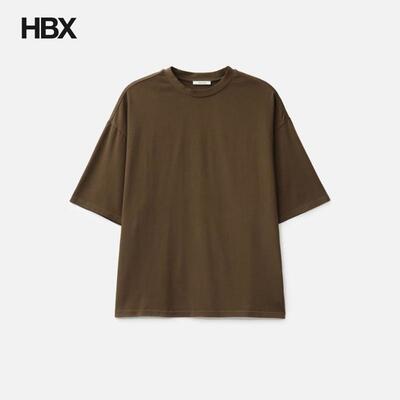 Entire Studios Heavy Boxy Tee Brunette 短袖T恤男HBX