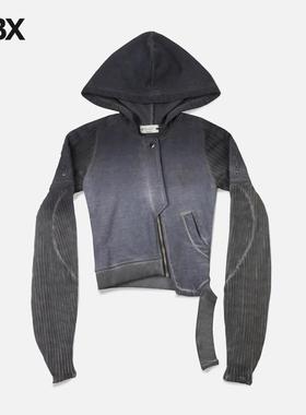 AESynctx BRACES ASYMMETRIC ZIP UP HOODIE 外套连帽上衣女HBX
