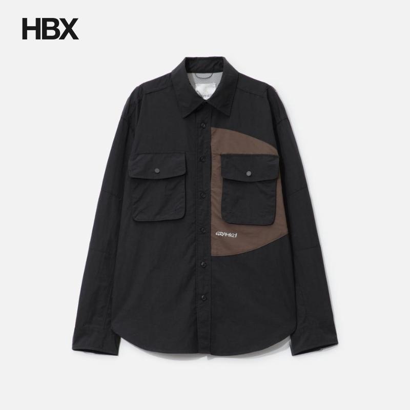 Gramicci Nylon Brentwood Shirt 长袖衬衫男HBX